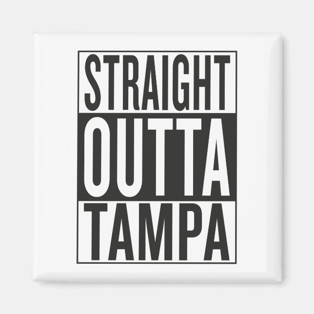 geradeaus Tampa Magnet (Vorne)