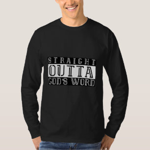 Geradeaus über Gottes Wortziffern T-Shirt