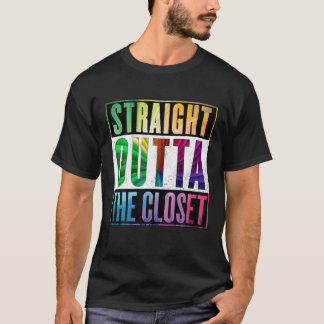 Geradeaus zum Schrank - LGBT-Gay Pride T-Shirt