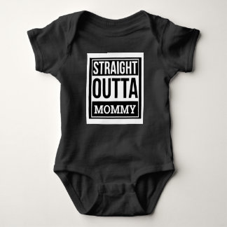 Gerader Outta Mama-Säugling Onsie Baby Strampler