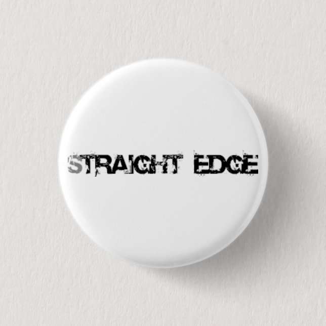 Gerader Rand-Knopf Button (Vorderseite)