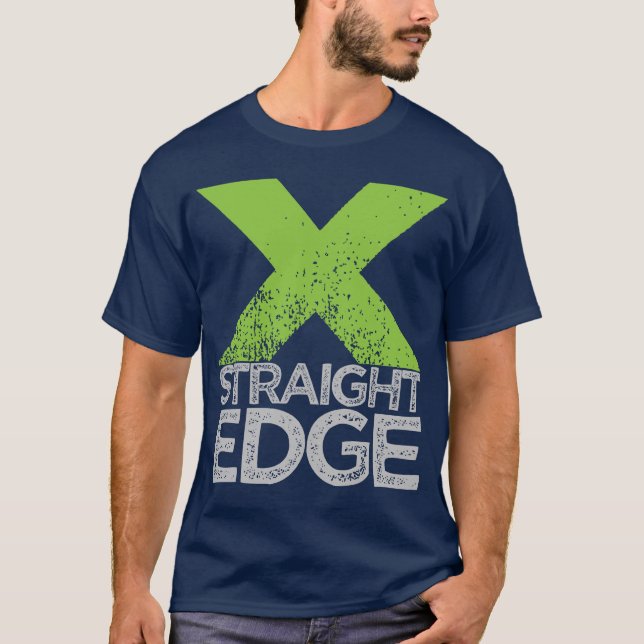 Gerader Rand-T - Shirt (Vorderseite)