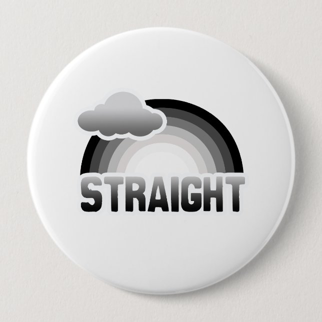 GERADER REGENBOGEN BUTTON (Vorderseite)