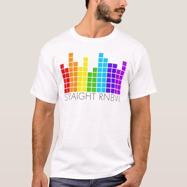 Gerader RNBW Entzerrer T-Shirt (Vorderseite)