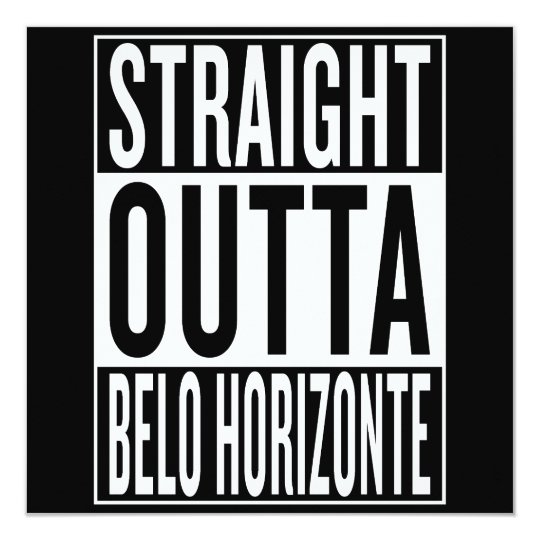 gerades outta Belo Horizonte Karte
