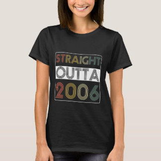 Gerades Outta Birhtday Geschenk 2006 13 Jährige T-Shirt