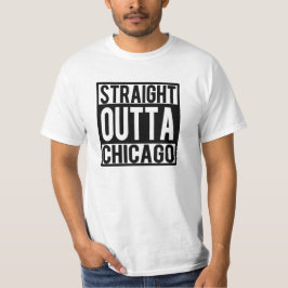 Gerades Outta Chicago lustiges Shirt