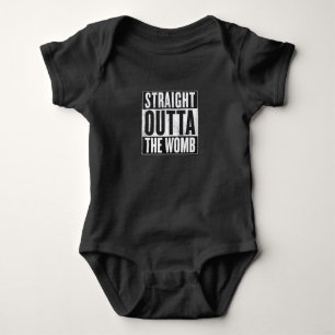 Gerades Outta die Geb5rmutter - Baby wachsen Baby Strampler