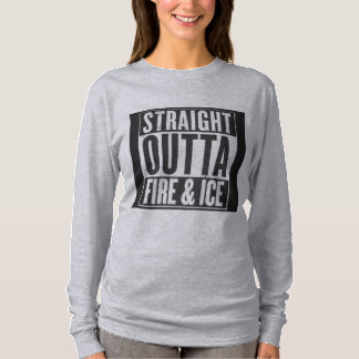 Gerades outta Feuer-und Eis-neues Balancen-Shirt T-Shirt