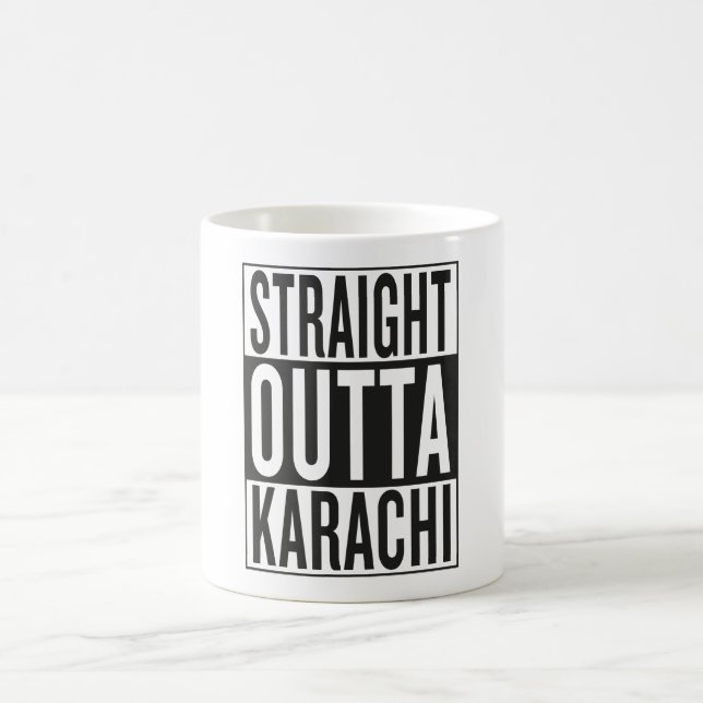 gerades outta Karatschi Kaffeetasse (Mittel)