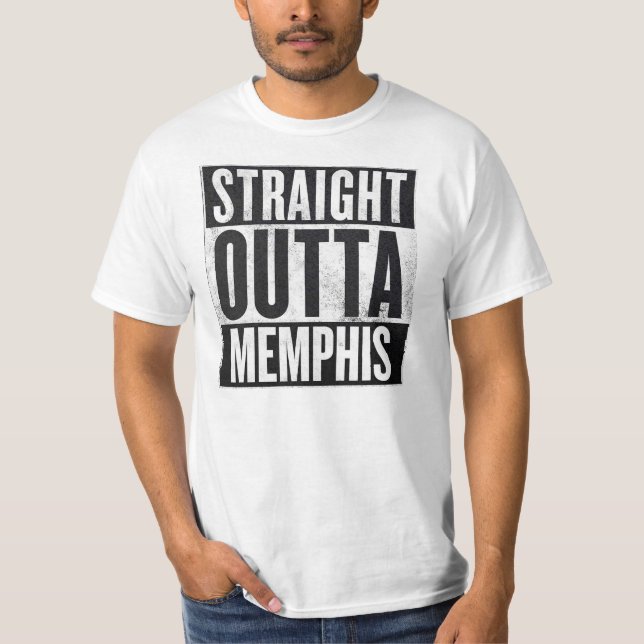 Gerades Outta Memphis T-Shirt (Vorderseite)