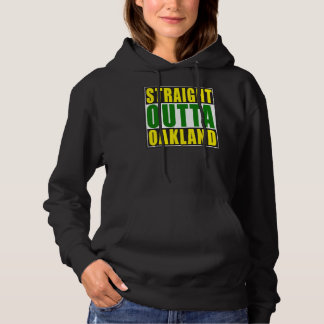 Gerades Outta Oakland Grün Hoodie