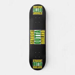 Gerades Outta Oakland Grün Skateboard