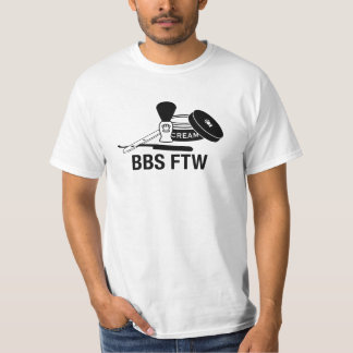 Gerades Rasiermesser BBS FTW - helles T-Shirt