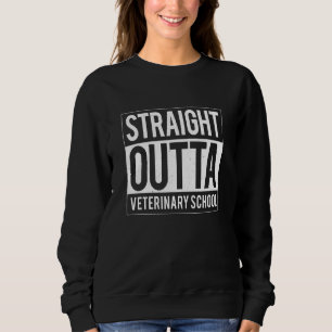 Geradewegs aus der Veterinärschule Abschluss als Sweatshirt