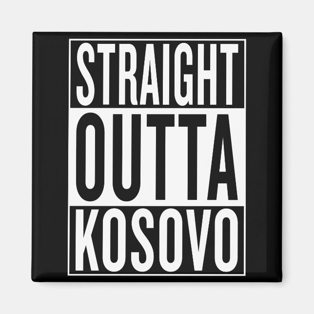 geradezu Kosovo Magnet (Vorne)