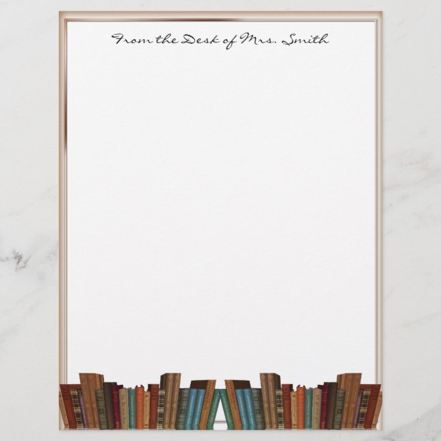 Gerahmt Books Letterhead (Vorderseite)