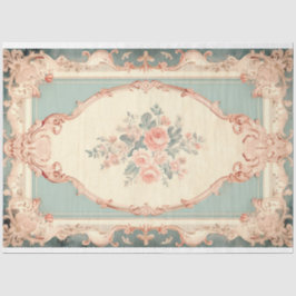 Gerahmt Florals 002 Seidenpapier