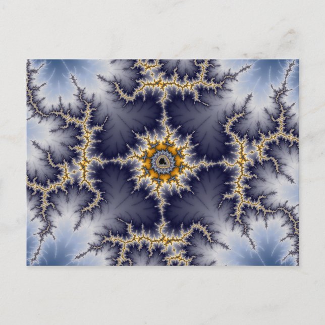 Gerahmt - Fraktal Postkarte (Vorderseite)