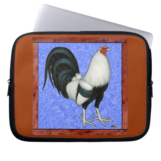 Gerahmt Gamecock Laptopschutzhülle (Vorderseite)