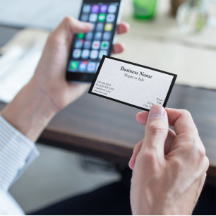 Gerahmt Visitenkarte