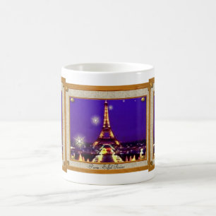 Gerahmte Eiffel-Turm-Tasse Kaffeetasse