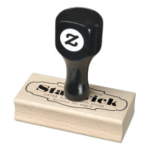 Gerahmte einfache kundenspezifische gummistempel