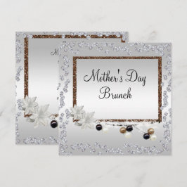 Gerahmte Eleganz Muttertagsbrunch Einladung