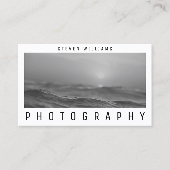 Gerahmte Foto-Bildabdeckung Visitenkarte (Vorderseite)