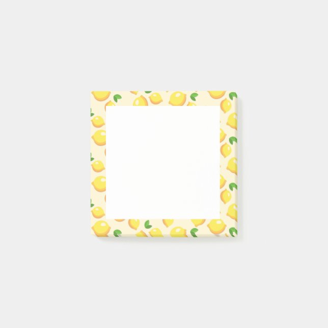 Gerahmte Lemons Post-it® Notizen (Vorderseite)