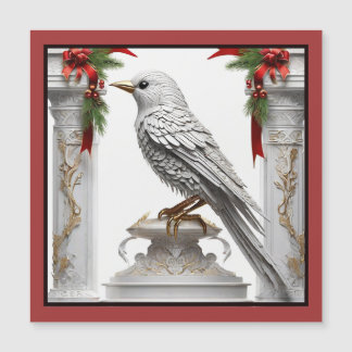Gerahmte Magnetkarte für den Weihnachtsbär