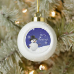 Gerahmte Ornamente aus der Winterszene von Blue Sn<br><div class="desc">Fügen Sie Ihrem Weihnachtsbaum eine skurrile Touch mit einem Gerahmten Blauen Schneemann Winterszene hinzu. Im Ornament-Design präsentiert sich ein fröhlicher Schneemann in einer schneebedeckten winterlichen Szene mit einem königsblauen Hintergrund,  der mit passenden Farbschneeflocken geschmückt ist. Mit diesem Design sind auch zusätzliche Geschenk- und Urlaubsartikel erhältlich.</div>