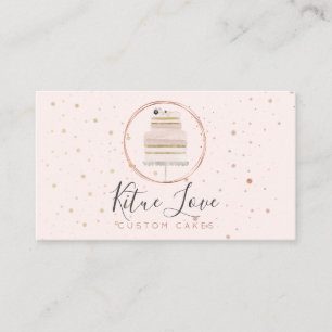 Gerahmter Blumengebäck Visitenkarte