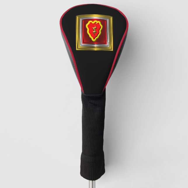 gerahmter Patch für die 25. Infanterieabteilung Golf Headcover (Vorderseite)