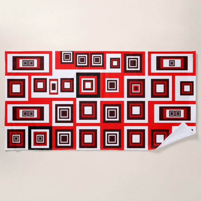 Gerahmtes Badetuch (Vorderseite)