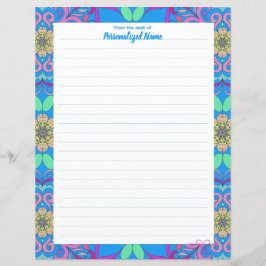 Gerahmtes Blatt aus Fiesta