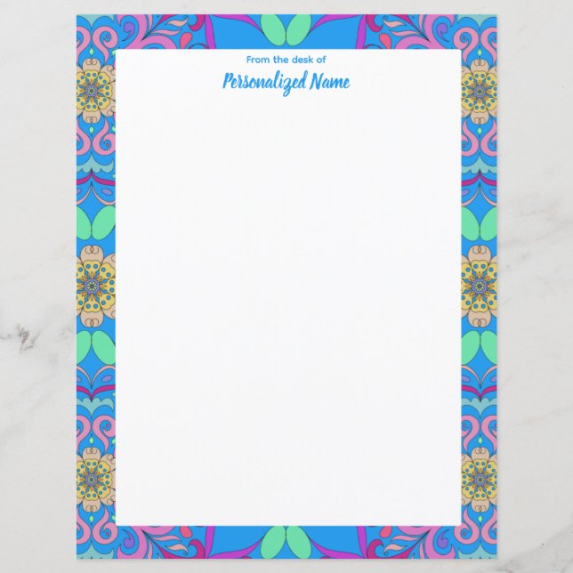 Gerahmtes Fiesta-Papier (Vorderseite)