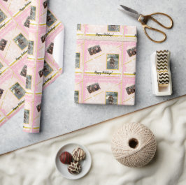 Gerahmtes Foto, monogramiert Geschenkpapier