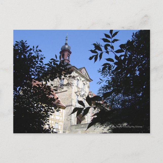 Gerahmtes Gebäude Postkarte (Vorderseite)