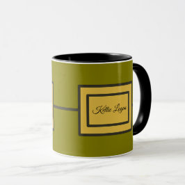 Gerahmtes Rechteck Tasse