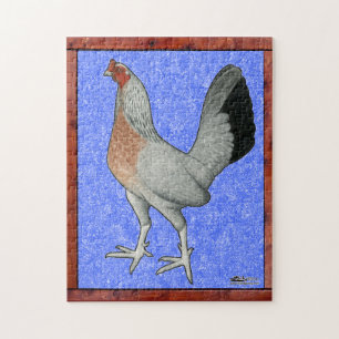 Gerahmtes Spielhuhn