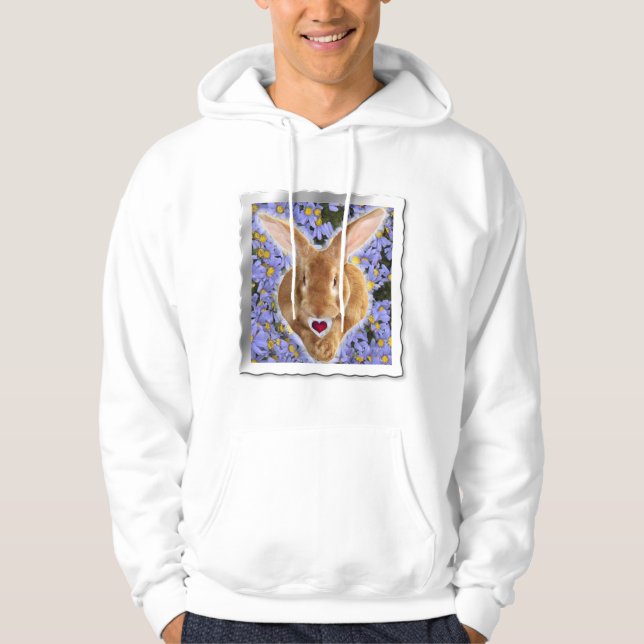 Gerahmtes zauberhaftes Sonnenlicht mit süßem Herze Hoodie (Vorderseite)
