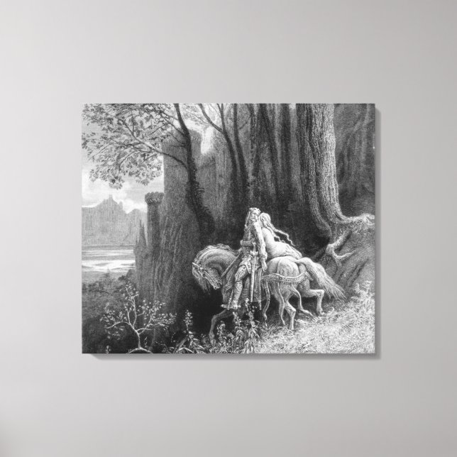 Geraint and Enid Riway Leinwanddruck (Vorderseite)