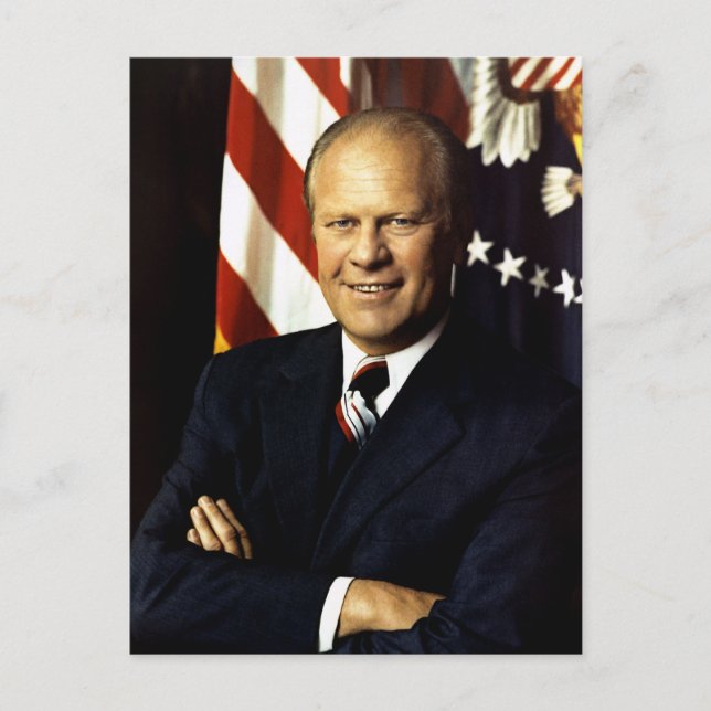 Gerald Ford Postkarte (Vorderseite)