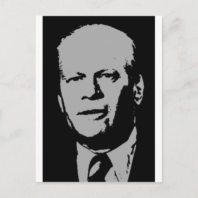 Gerald Ford Postkarte (Vorderseite)