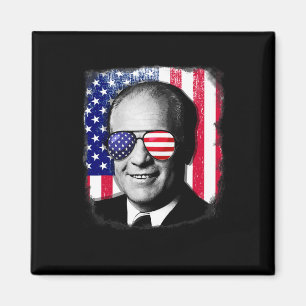 Gerald Ford US Flag 4. Juli Magnet