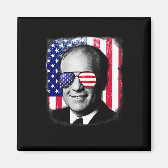 Gerald Ford US Flag 4. Juli Magnet (Vorne)