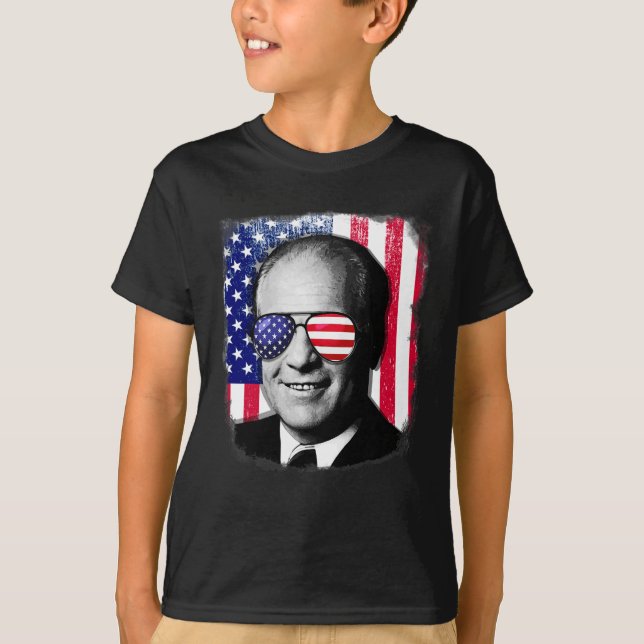 Gerald Ford US Flag 4. Juli T-Shirt (Vorderseite)