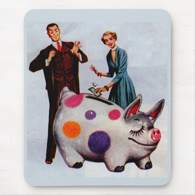 Gerald und Louise fütterte das Schwein Mousepad (Vorne)