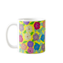 Geranium Blume Kaffee Tasse